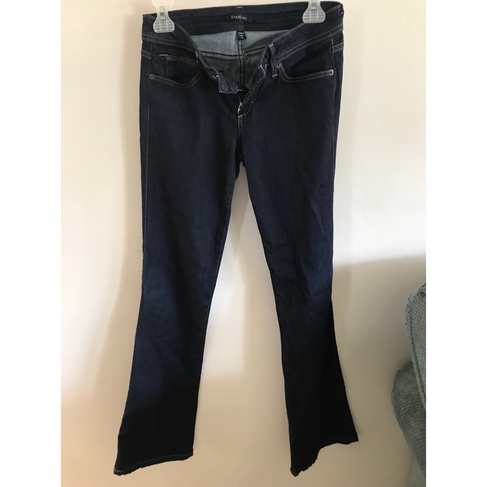 Bebe dark blue jeans